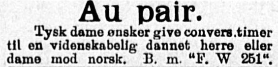 Aftenposten 1909